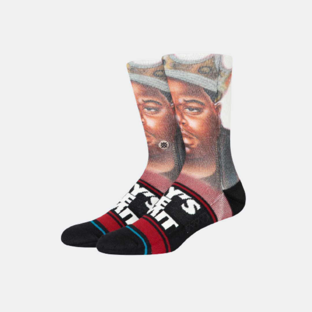 STANCE x Notorious BIG Skys The Limit Mens Crew Socks - BLACK COMBO