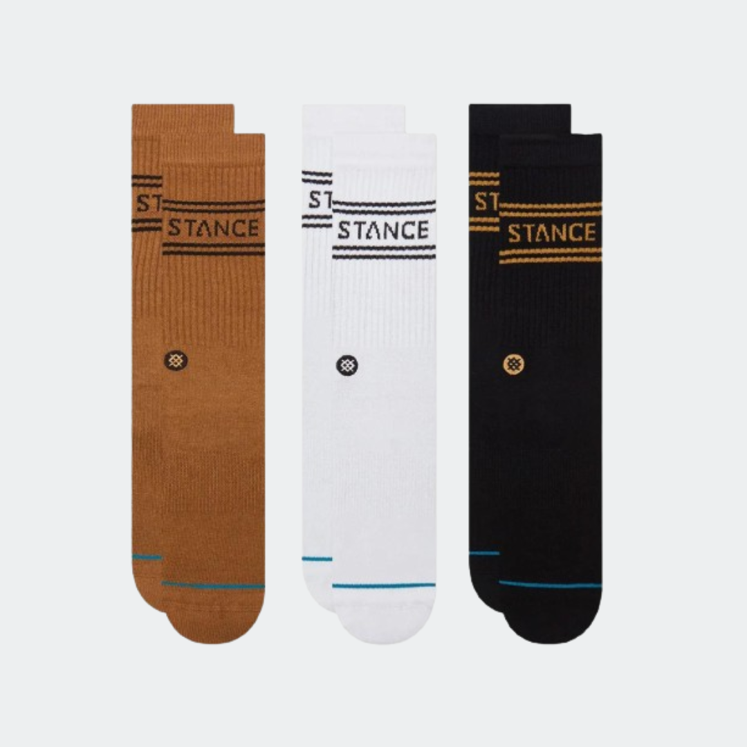 NEW Stance - Basic 3 Pack Crew - Gold Mix – fôrs