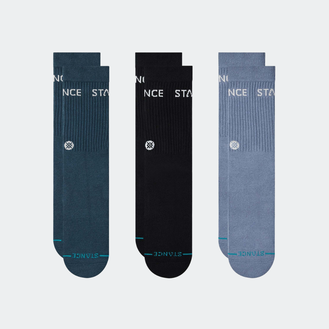 Stance - Origin 3 Pack Crew - Indigo