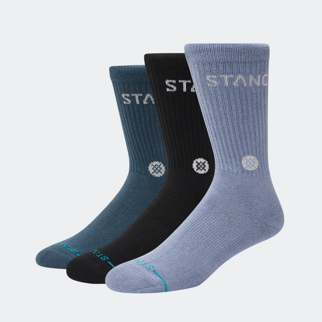 Stance - Origin 3 Pack Crew - Indigo