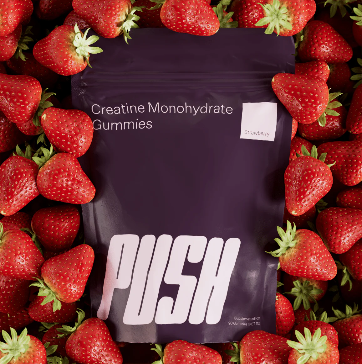 Push - Creatine Gummies - Strawberry